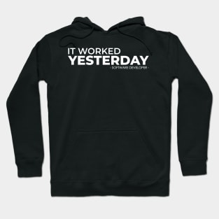 Software Developer Yesterday Works Gift Hoodie